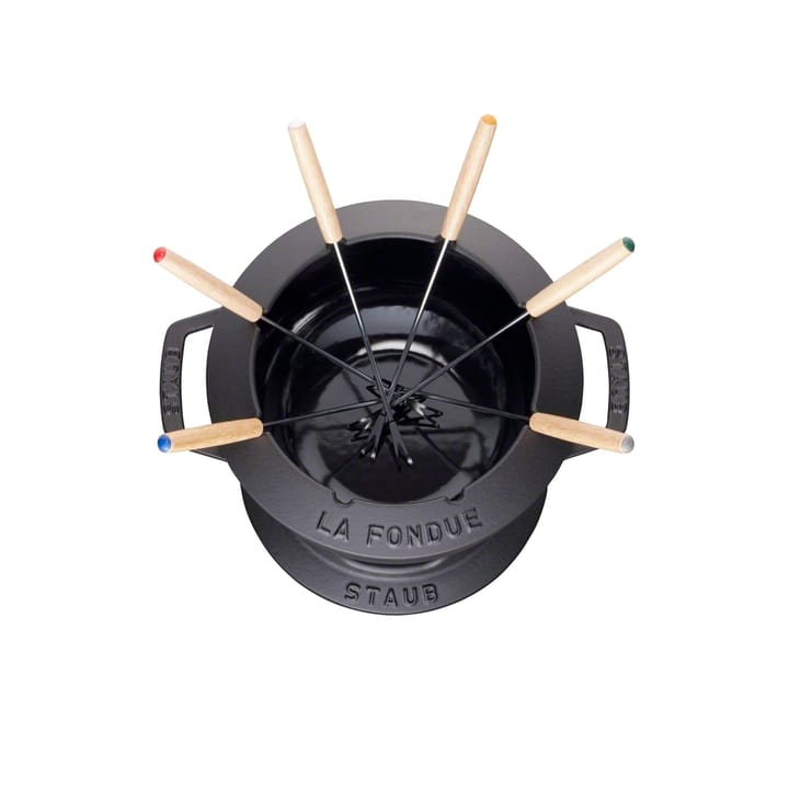 Staub fondue set 1.65 l, black STAUB