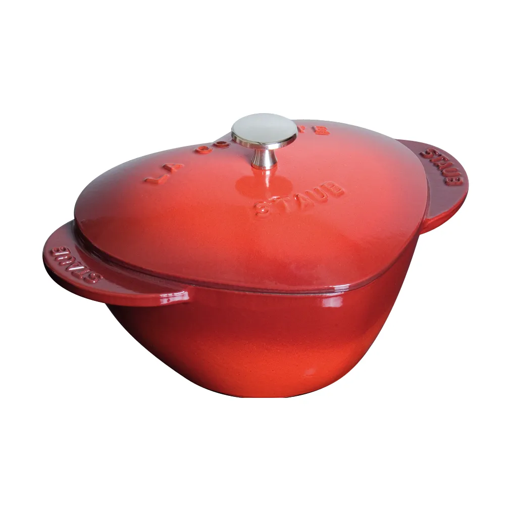 Staub La Cocotte heart-shaped pot 1.75 L, Red STAUB