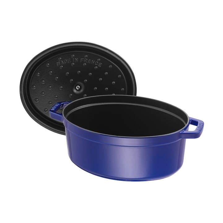 Staub La Cocotte oval cast iron pot 5.5 L, Dark blue STAUB