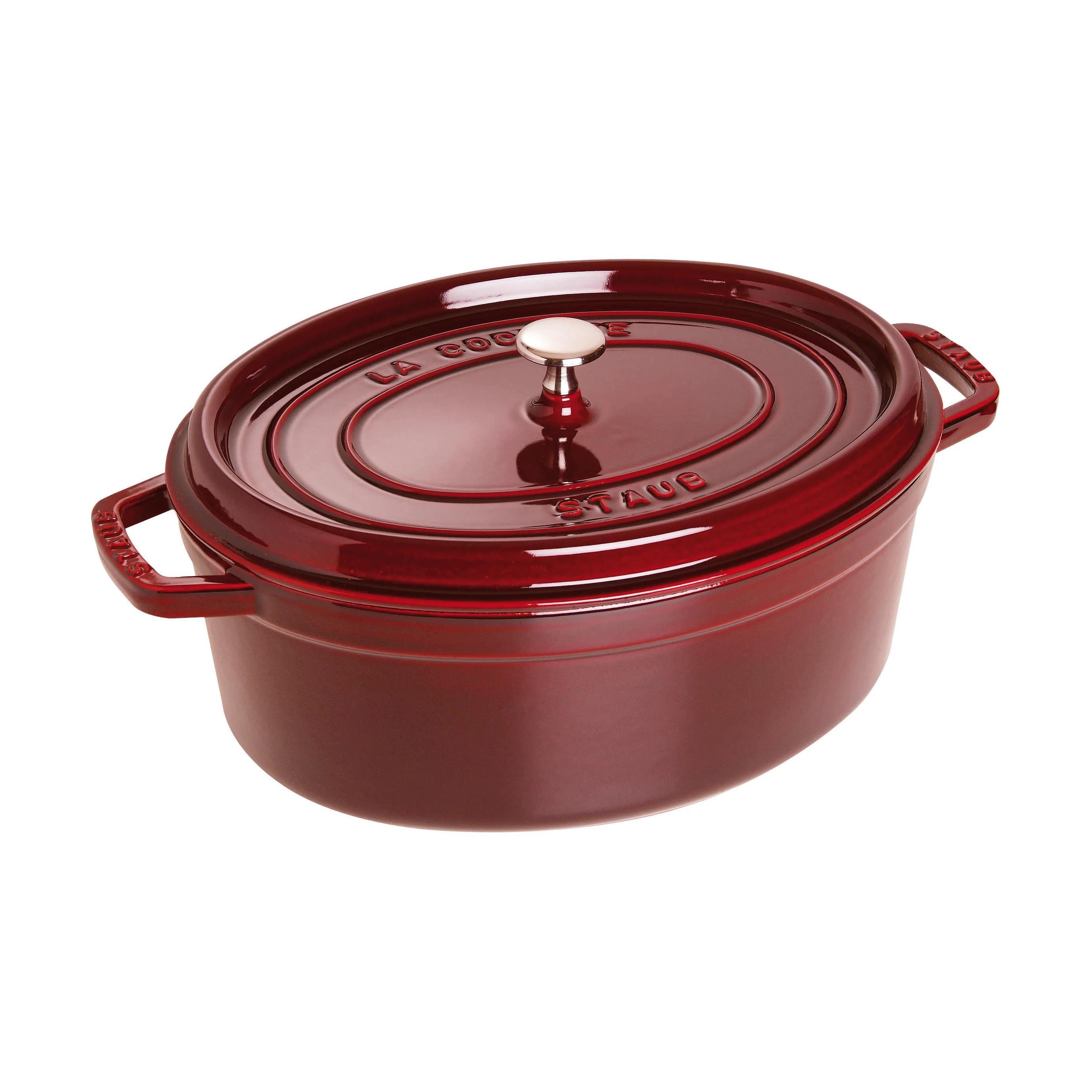 STAUB LA COCOTTE 赤 オーバル型 Staub La Cocotte oval cast iron pot 5.5 L - STAUB | KitchenTime