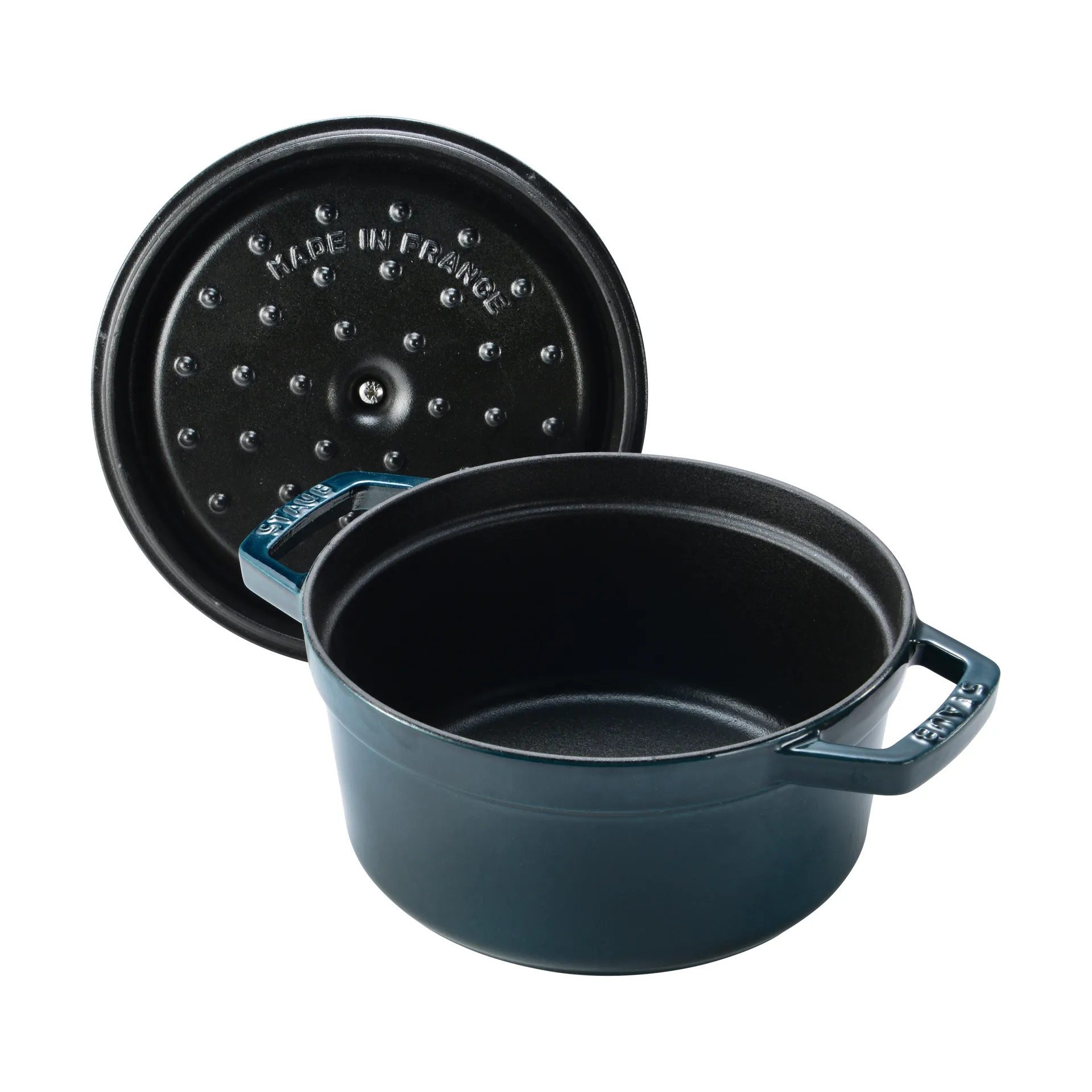 Staub La Cocotte round cast iron pot 2.2 L, La Mer STAUB