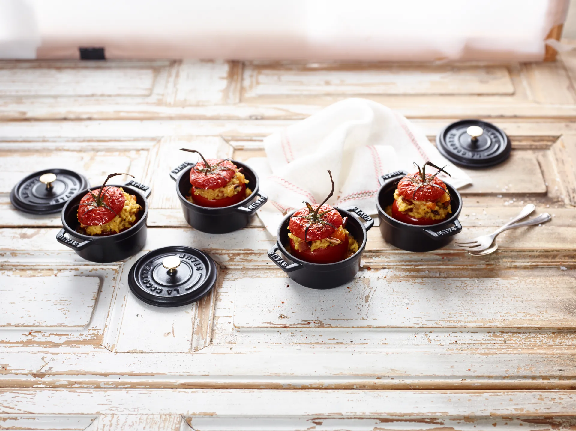 Staub La Cocotte round pot cast iron 0.25 L, Black STAUB