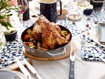 Staub magnetic trivet oval beech - 29 cm - STAUB