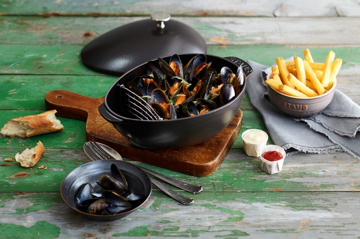 Staub mussel casserole dish 2 l, black STAUB