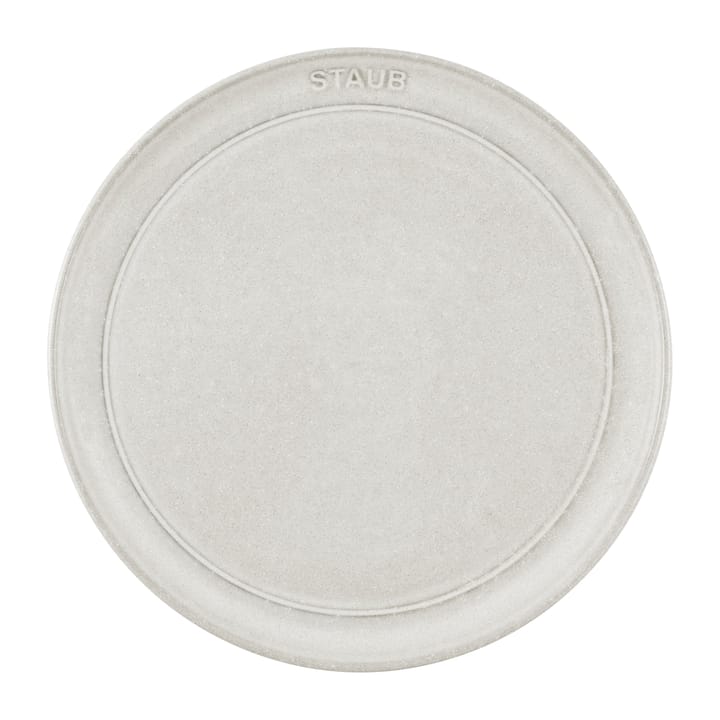 Staub New White Truffle plate, Ø22 cm STAUB