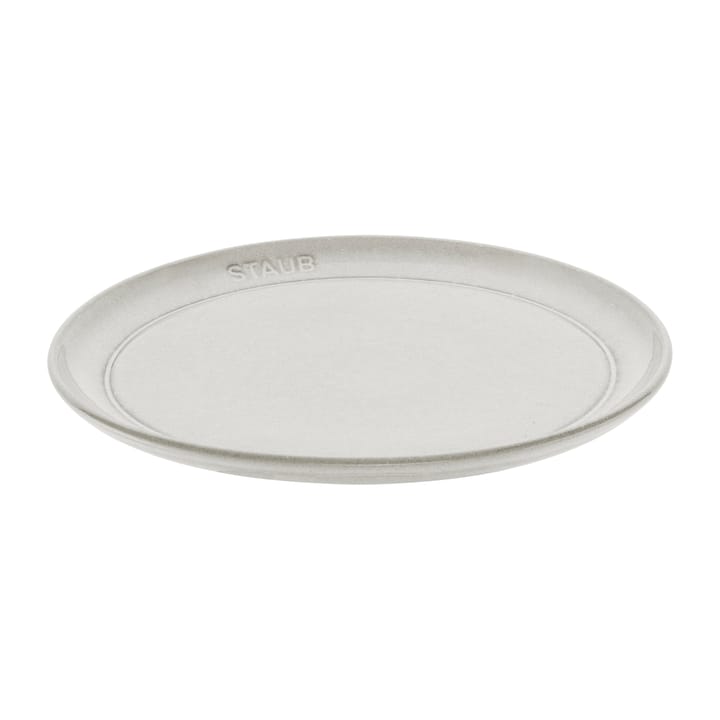 Staub New White Truffle plate, Ø22 cm STAUB