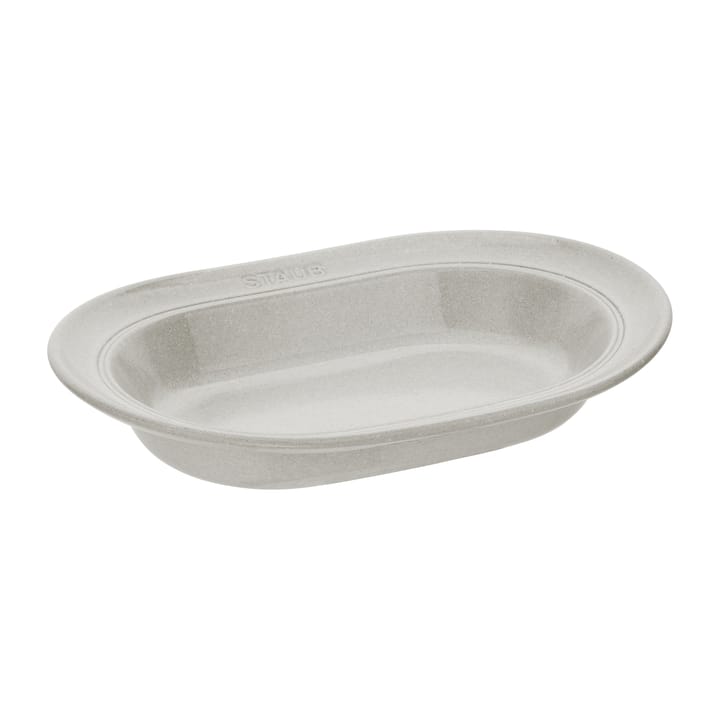 Staub New White Truffle saucer oval, 25 cm STAUB