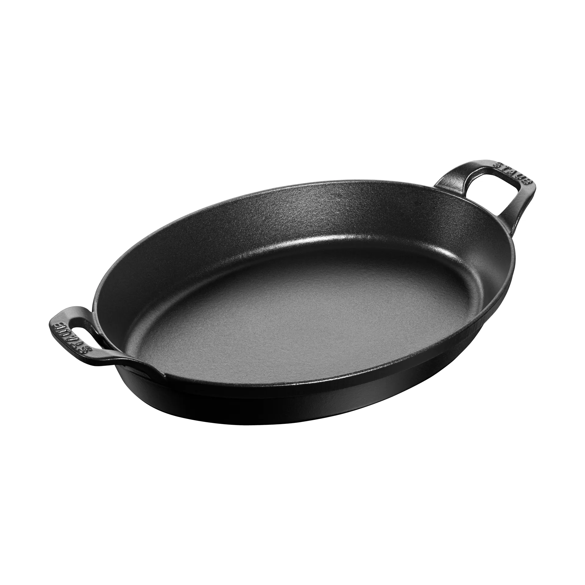 Staub oval cast iron baking dish 32 cm, Black STAUB