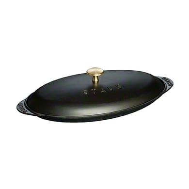 Staub oval fish dish - black - STAUB