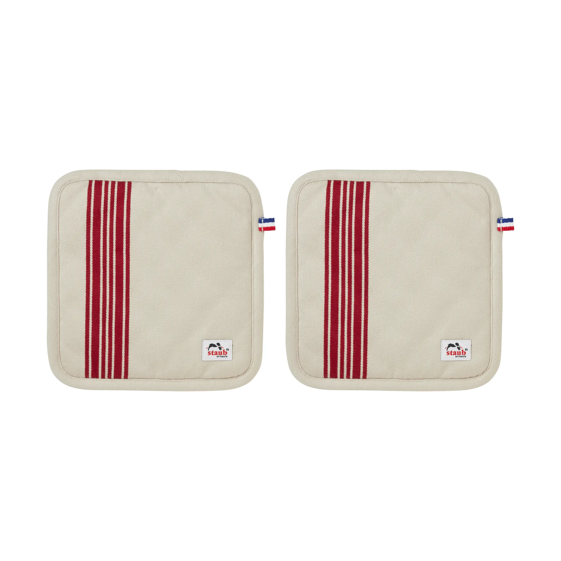 Staub oven mitt 21x21 cm 2-pack, Cherry STAUB
