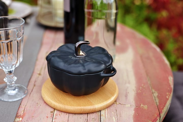 Staub pumpkin casserole dish black stoneware, 0.7 L STAUB