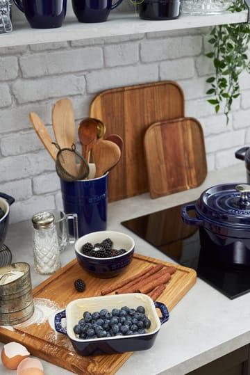Staub rectangular oven dish 14x11 cm - blue - STAUB
