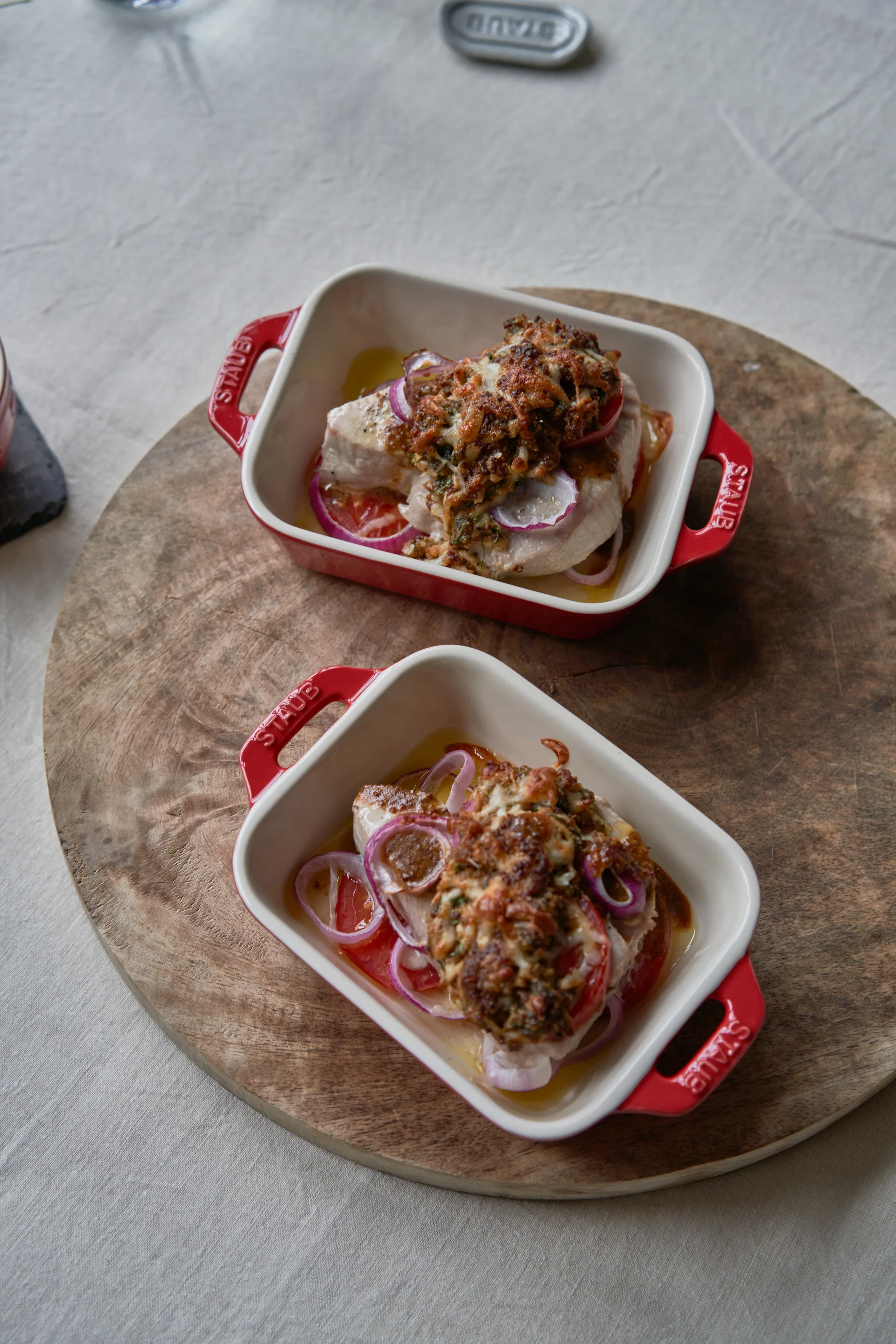 Staub rectangular oven dish 14x11 cm, red STAUB