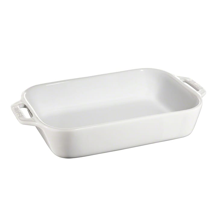 Staub rectangular oven dish 27 x 20 cm, white STAUB