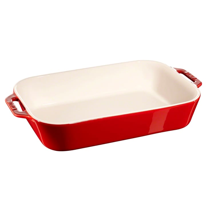 Staub rectangular oven dish 34 x 24 cm, red STAUB