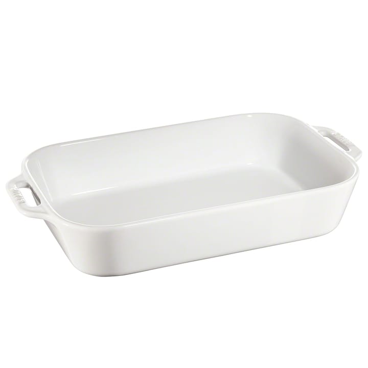 Staub rectangular oven dish 34 x 24 cm, white STAUB