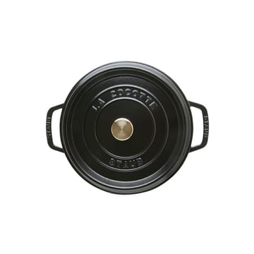 Staub round casserole dish 3.8 l - black - STAUB