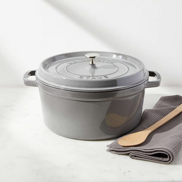 Staub round casserole dish 5.2 l, grey STAUB