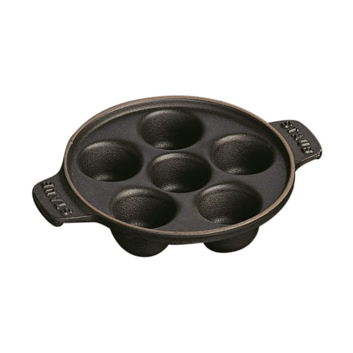 Staub snail plate cast iron Ø14 cm - Black - STAUB