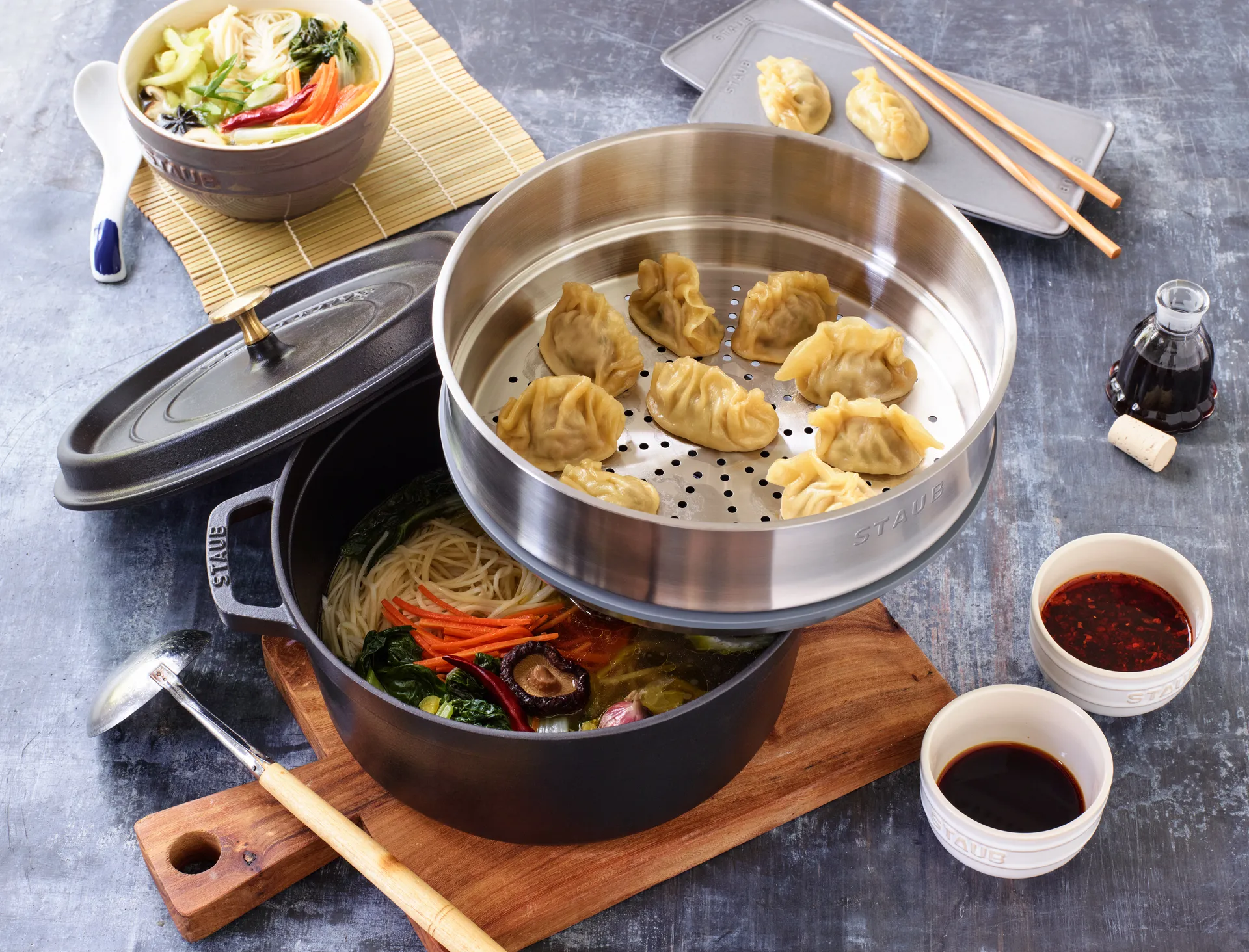 Staub steaming insert pot Ø26 cm, Stainless steel STAUB