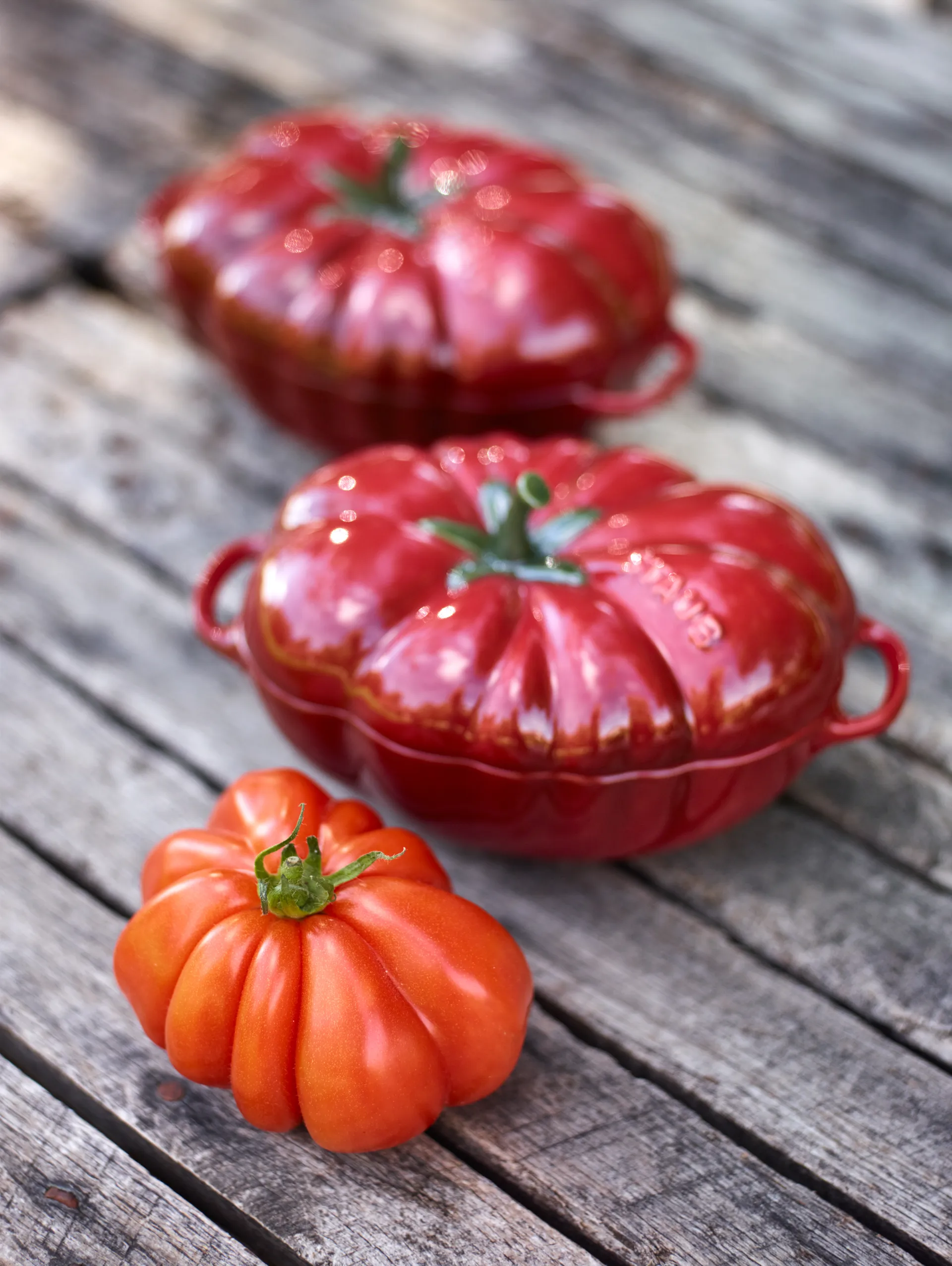 Staub tomato casserole dish stoneware 0.5 l, red STAUB