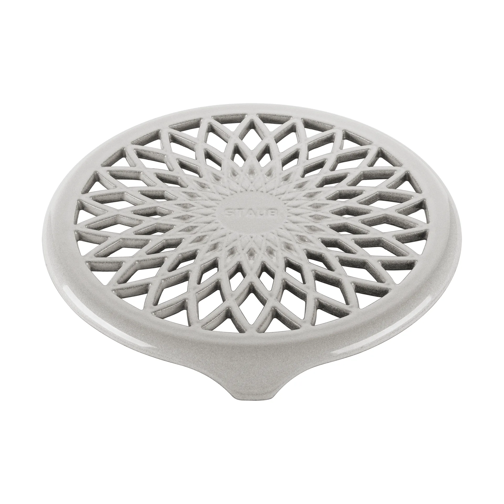 Staub Twister trivet 18.5x19 cm, White truffle STAUB