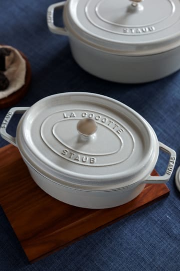 Staub White Truffle casserole oval - 2.35 l - STAUB