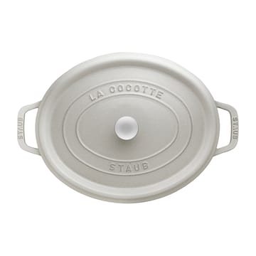 Staub White Truffle casserole oval - 3.2 l - STAUB