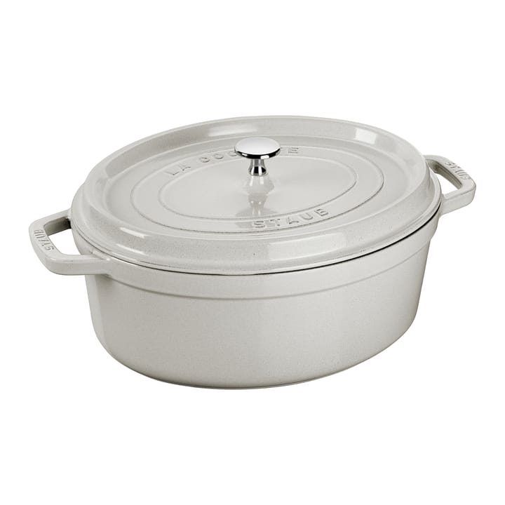 Staub White Truffle casserole oval - 4.2 l - STAUB