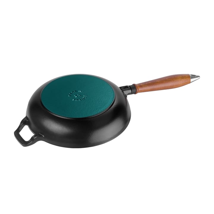 Vintage frying pan with wooden handle Ø24 cm, Black STAUB