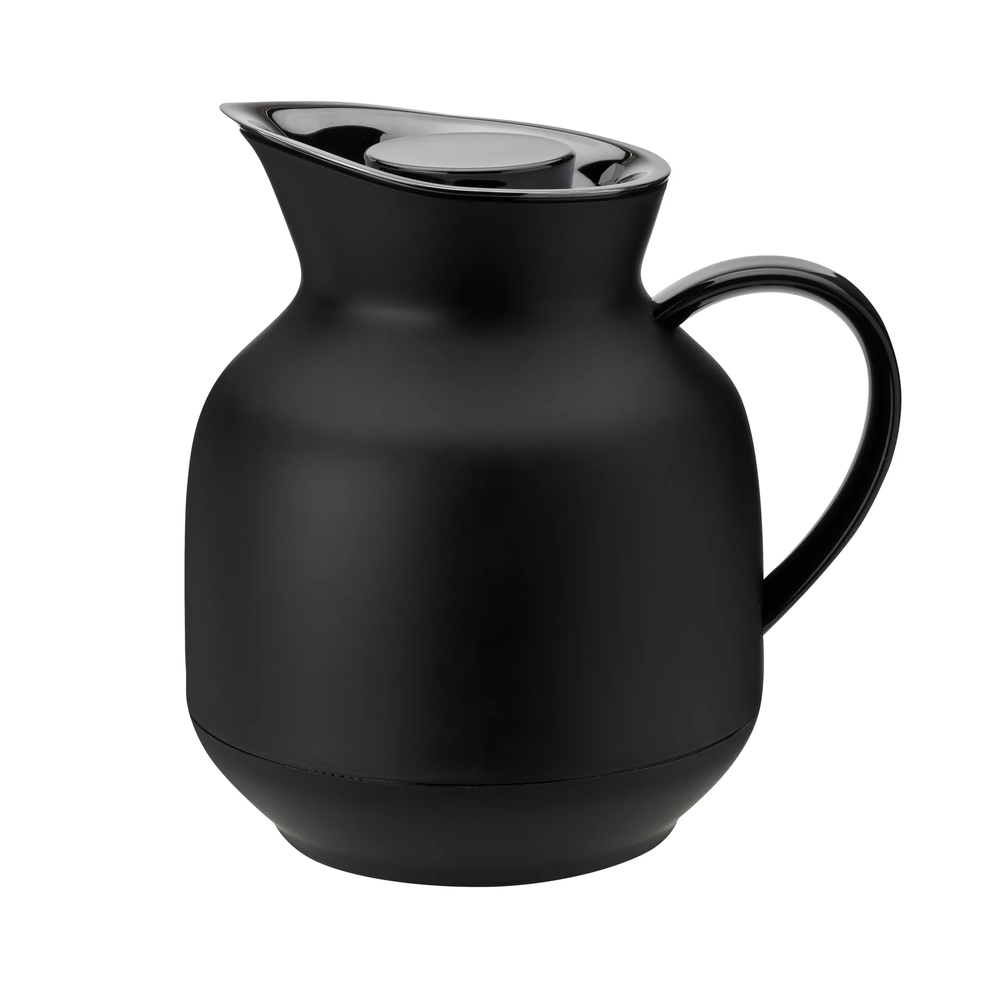 Amphora thermos jug tea 1 L, Soft black Stelton