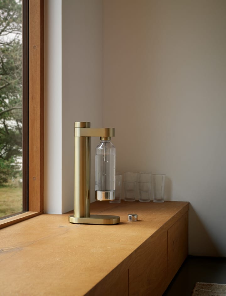 Brus carbonator, Brushed Brass Stelton