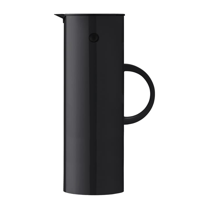 EM77 Stelton vacuum jug 1 l, black shiny Stelton