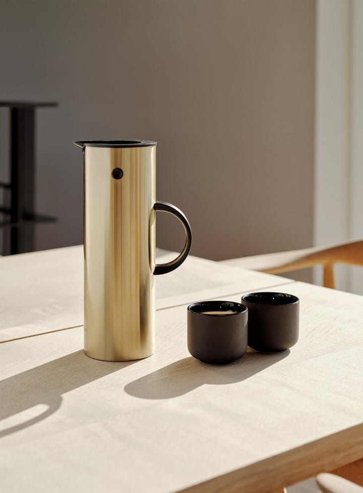 EM77 Stelton vacuum jug 1 l, Brushed brass Stelton