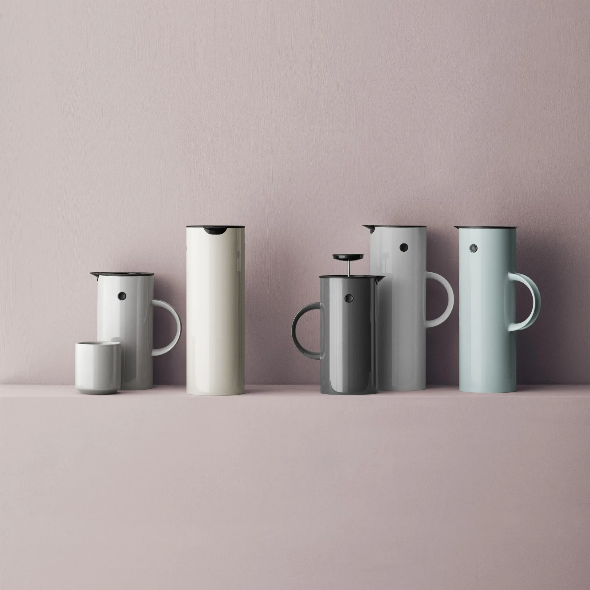 EM77 Stelton vacuum jug 1 l, dusty green Stelton