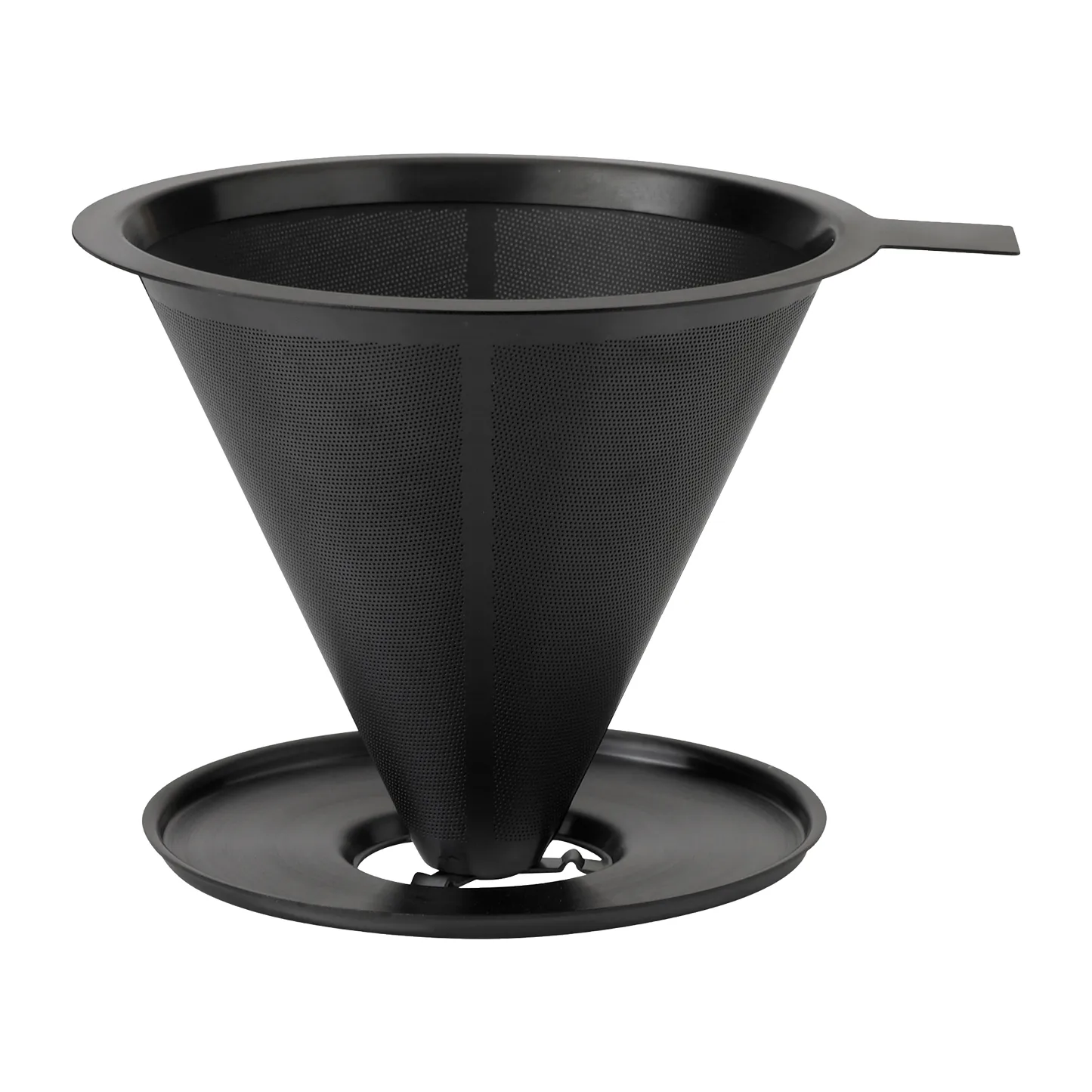 Nohr slow brew fine mesh coffee funnel, Black metallic Stelton