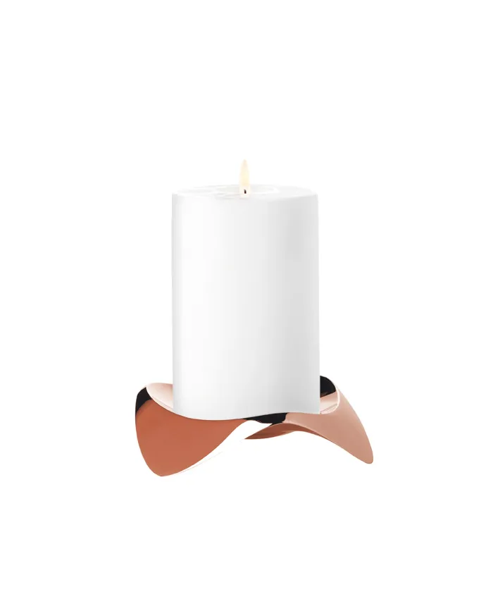 Papilio Uno candle holder, Copper Stelton