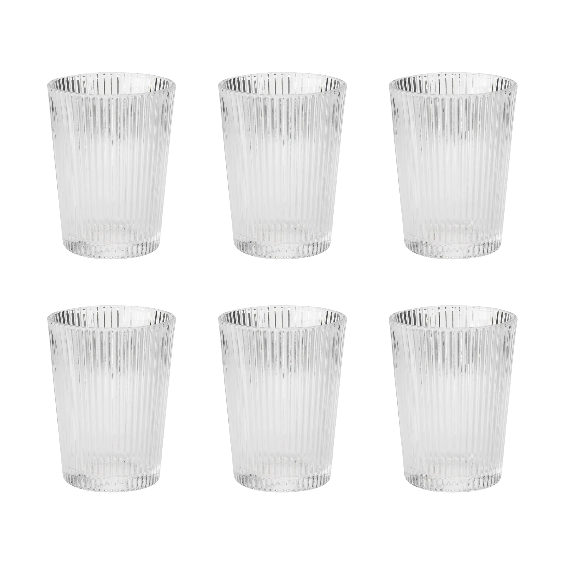 Pilastro drinking glass 15 cl 6-pack, Clear Stelton