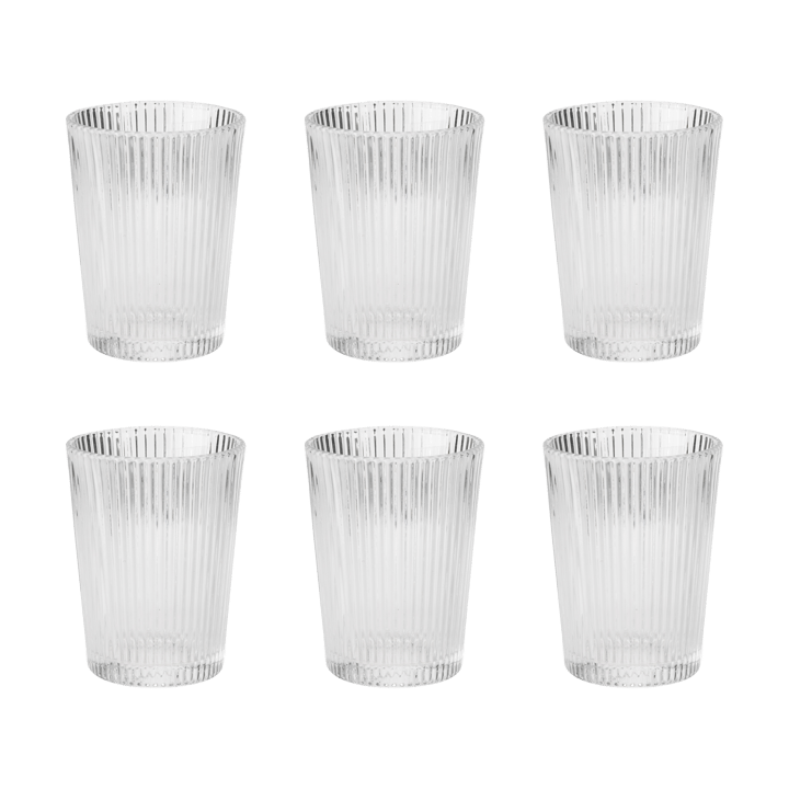 Pilastro drinking glass 15 cl 6-pack - Clear - Stelton