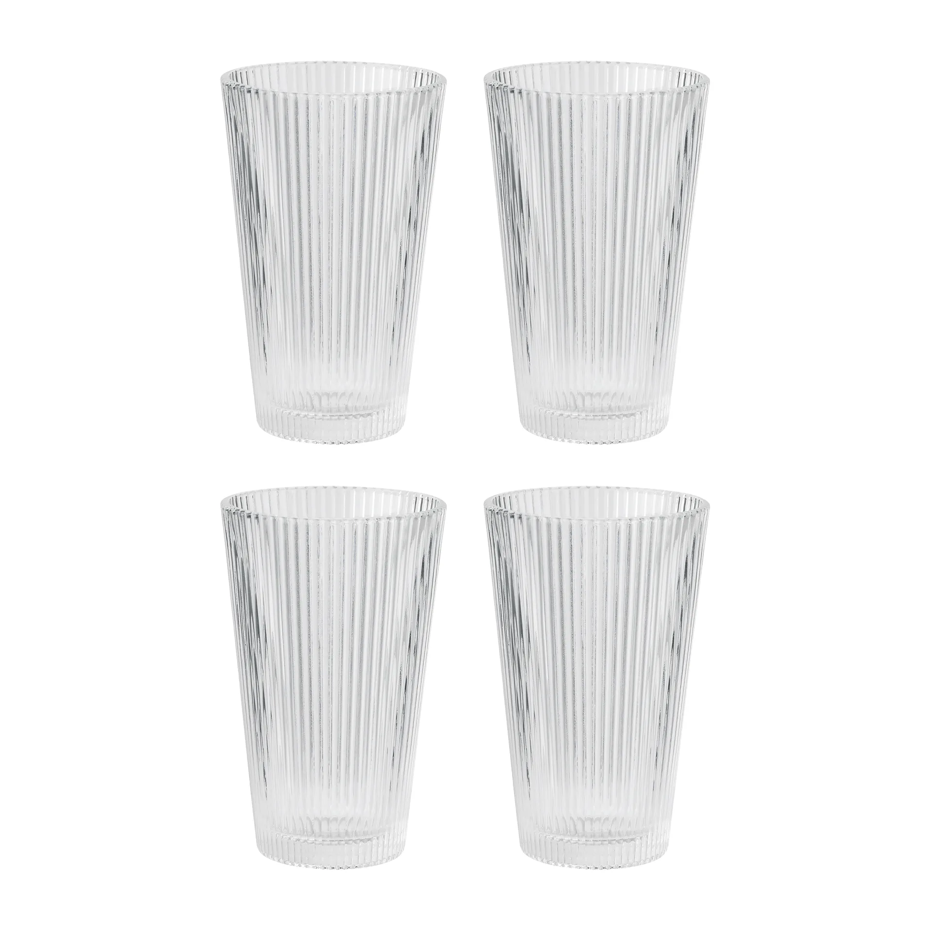 Pilastro drinking glass 35 cl 4-pack, Clear Stelton