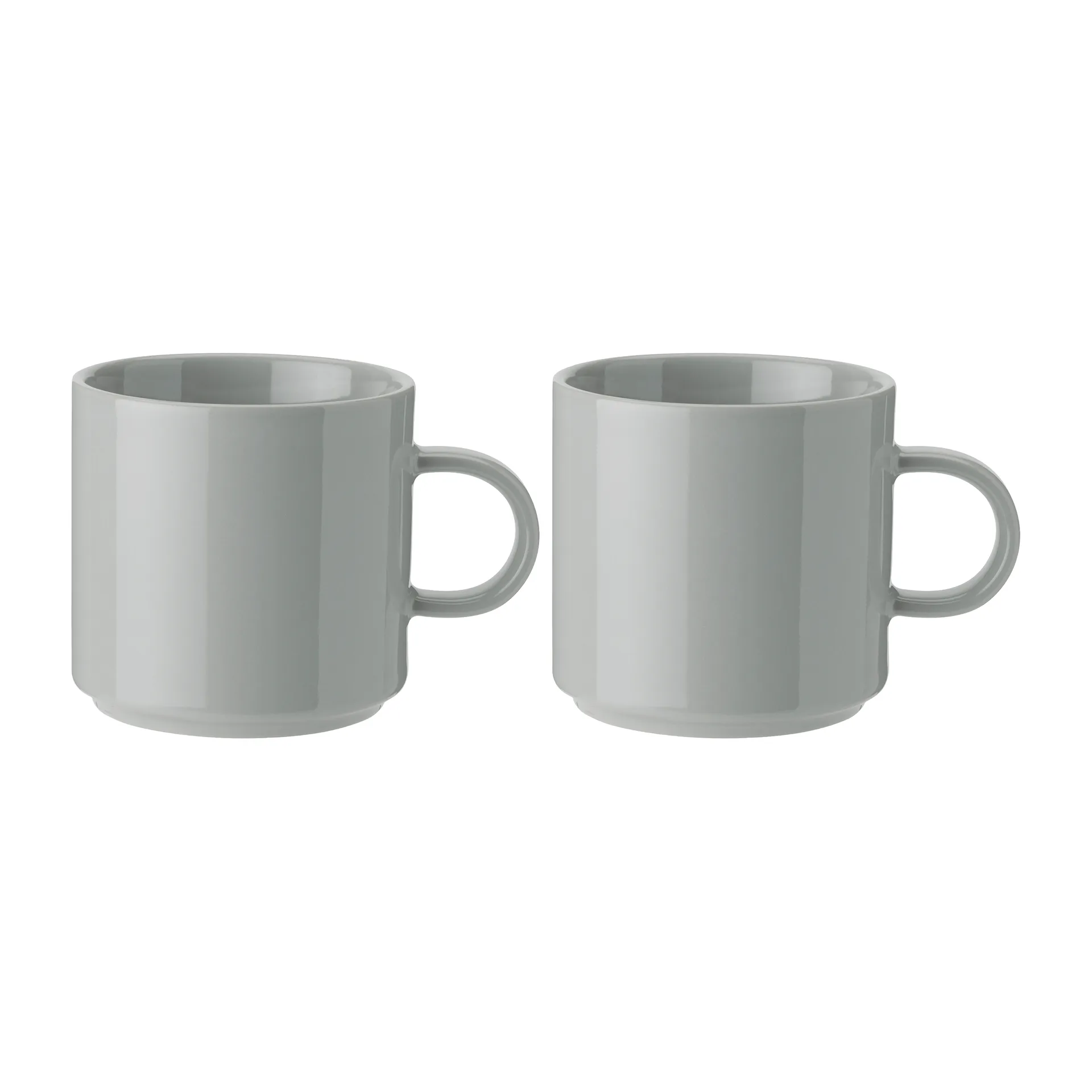 Stelton mug 20 cl 2-pack, Light grey Stelton