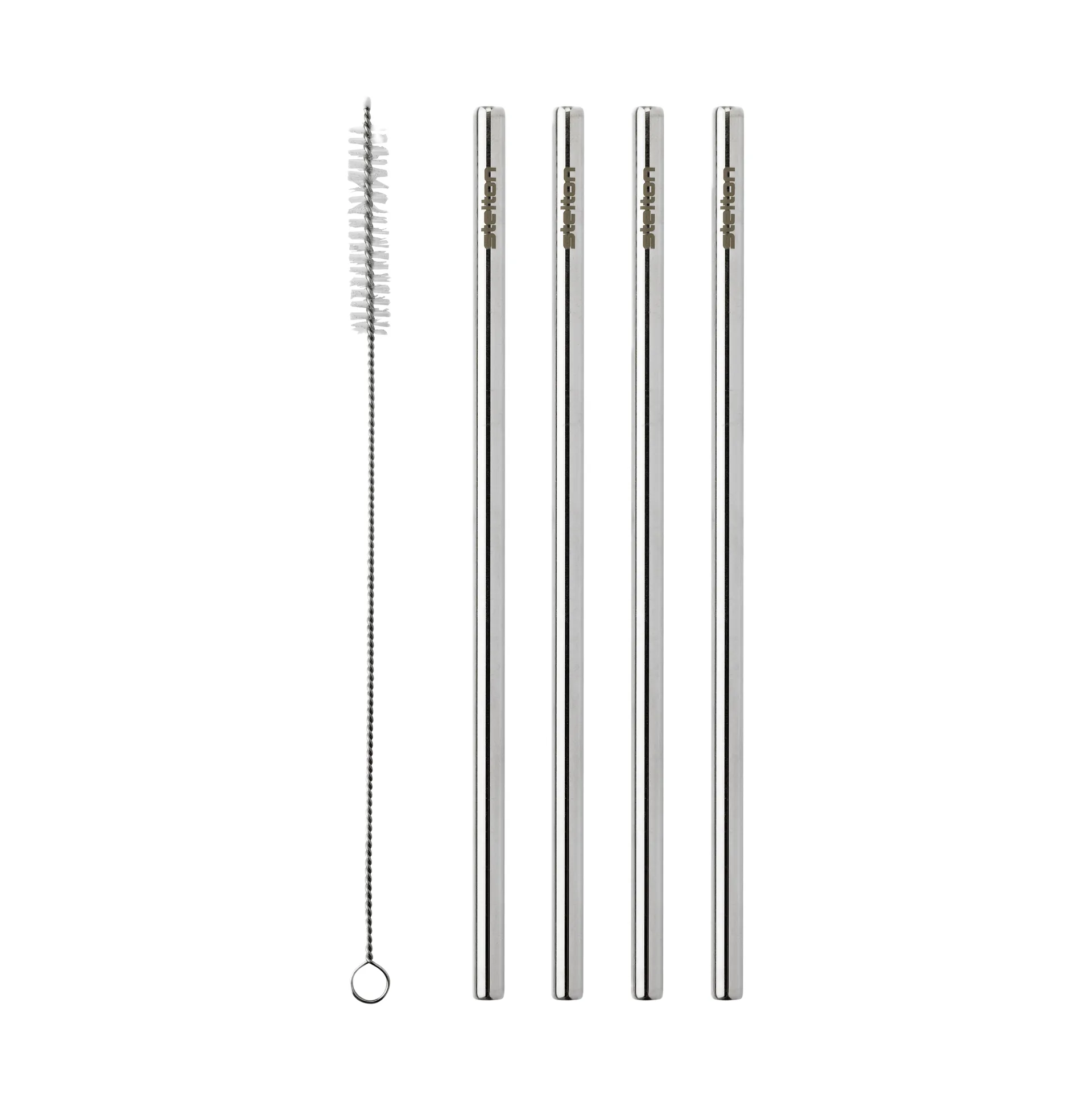 Stelton reusable straws 4-pack, Steel Stelton