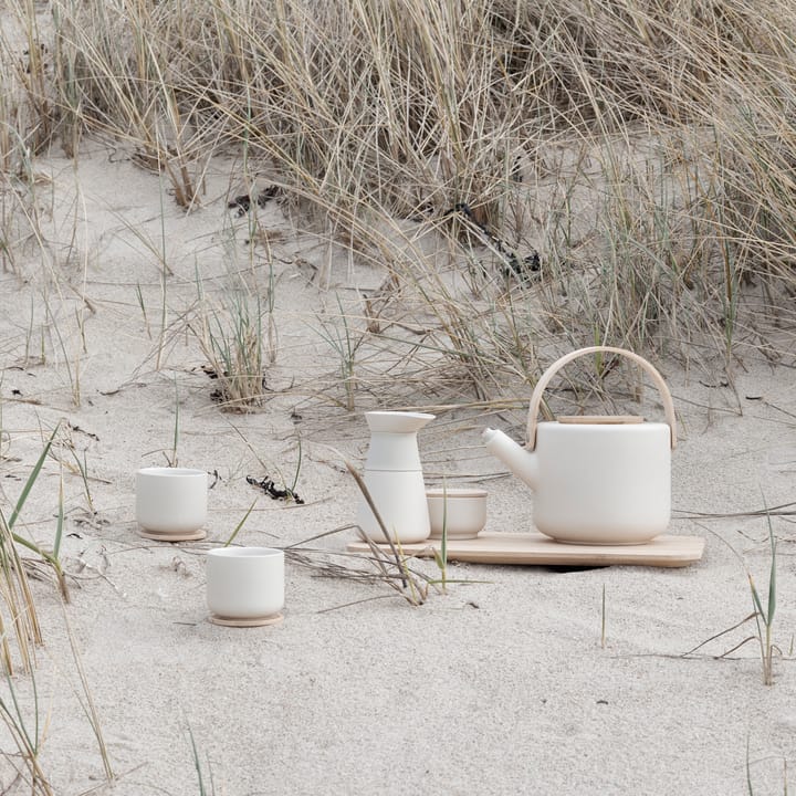 Theo mug with coaster, Sand Stelton