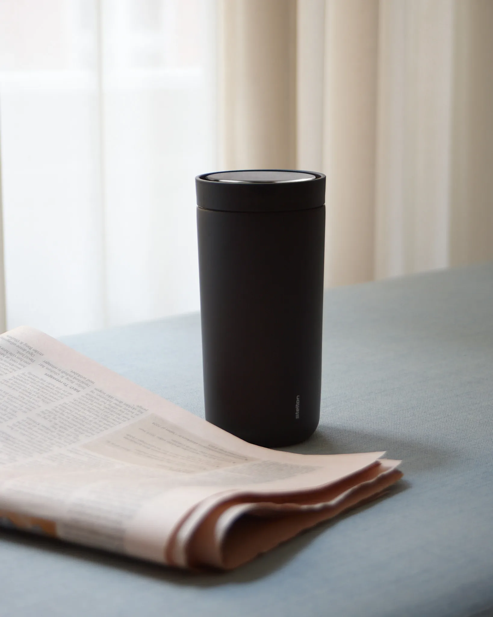 To Go Click mug 0.2 l, Soft black Stelton