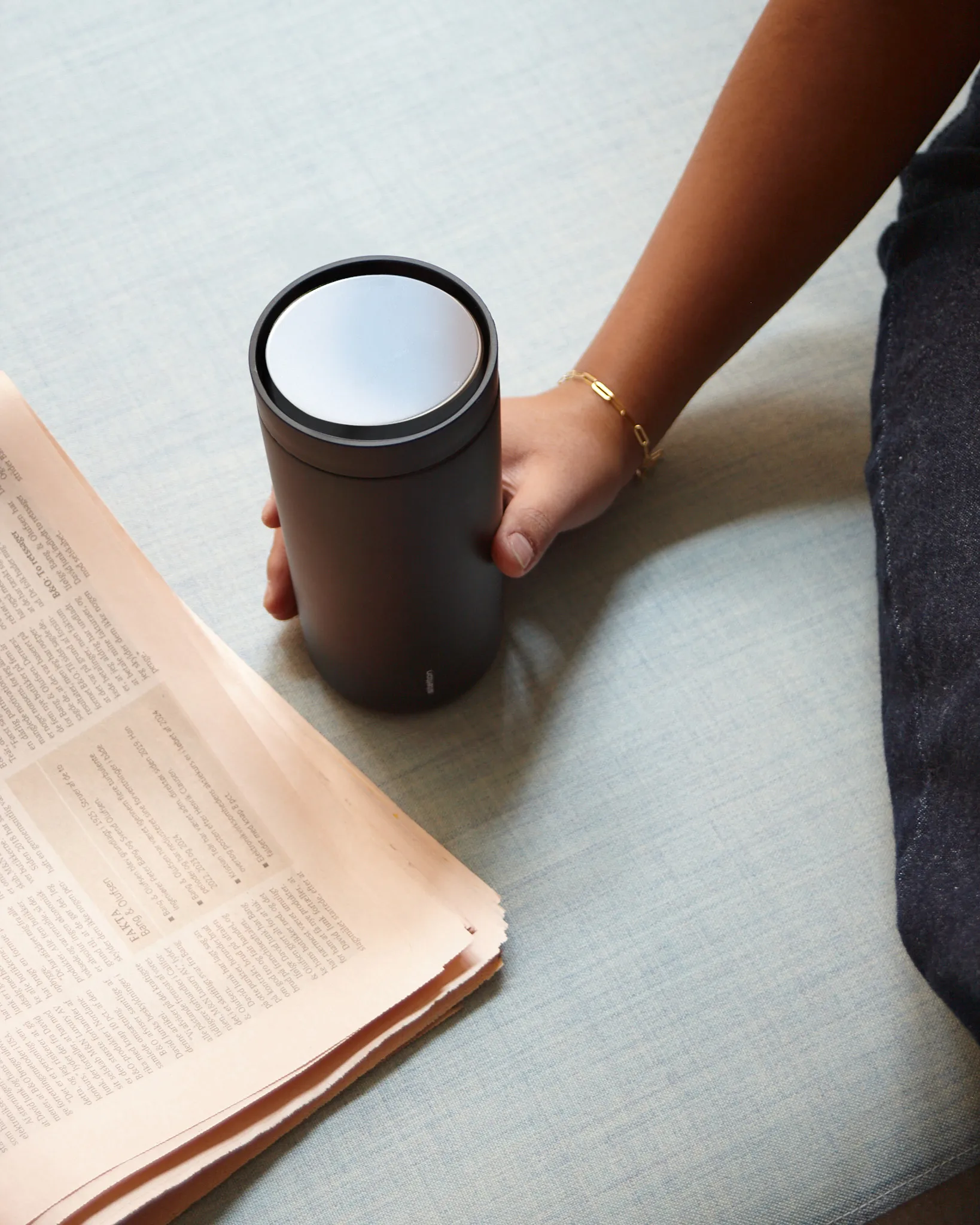 To Go Click mug 0.2 l, Soft black Stelton