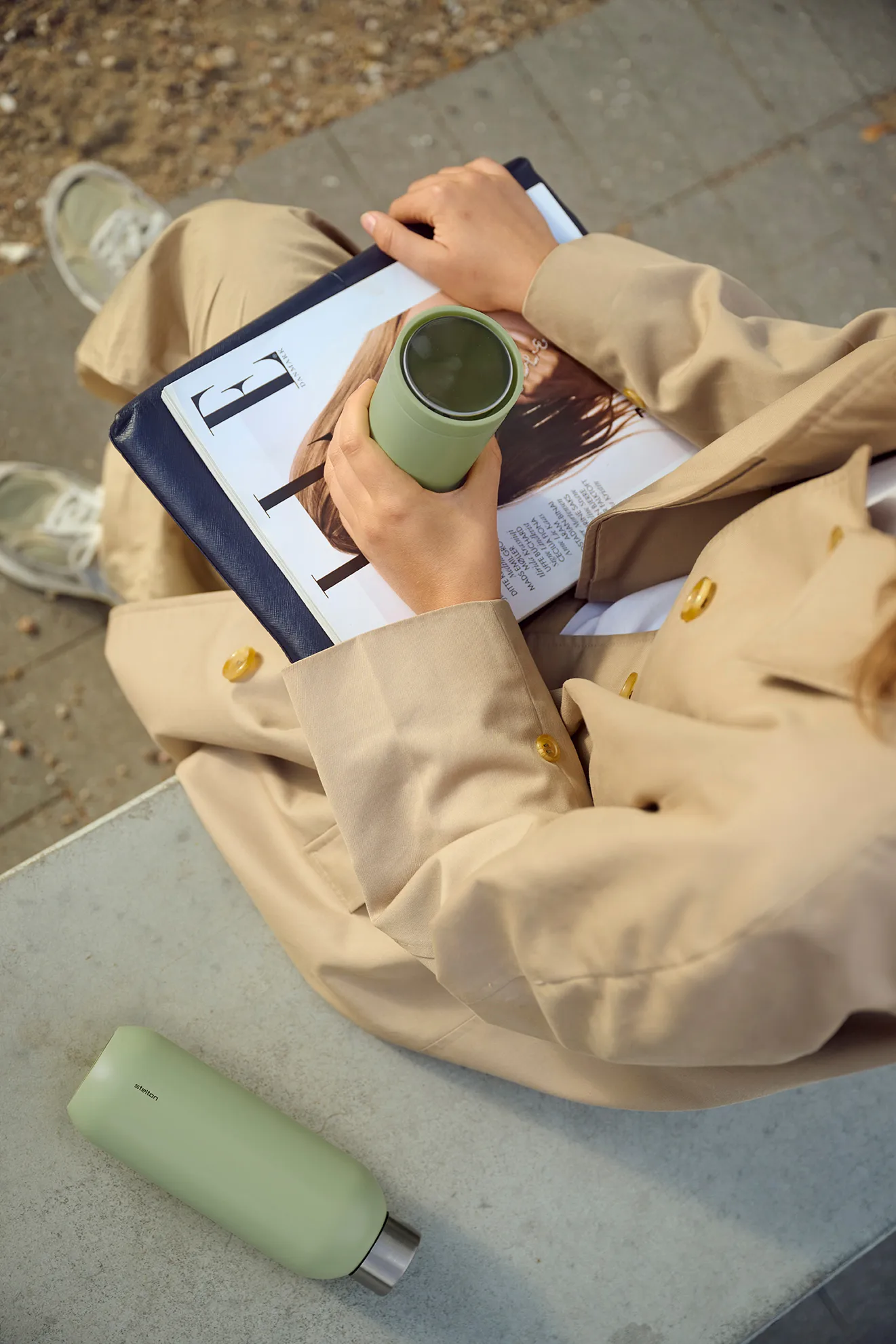 To Go Click mug 0.2 l, Soft fern green Stelton