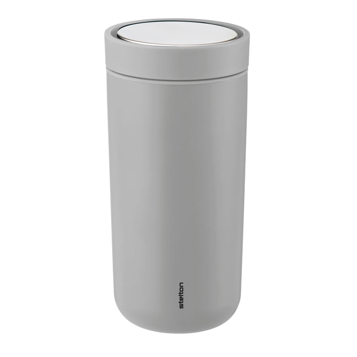 To Go Click mug 0.4 l - matte light grey - Stelton