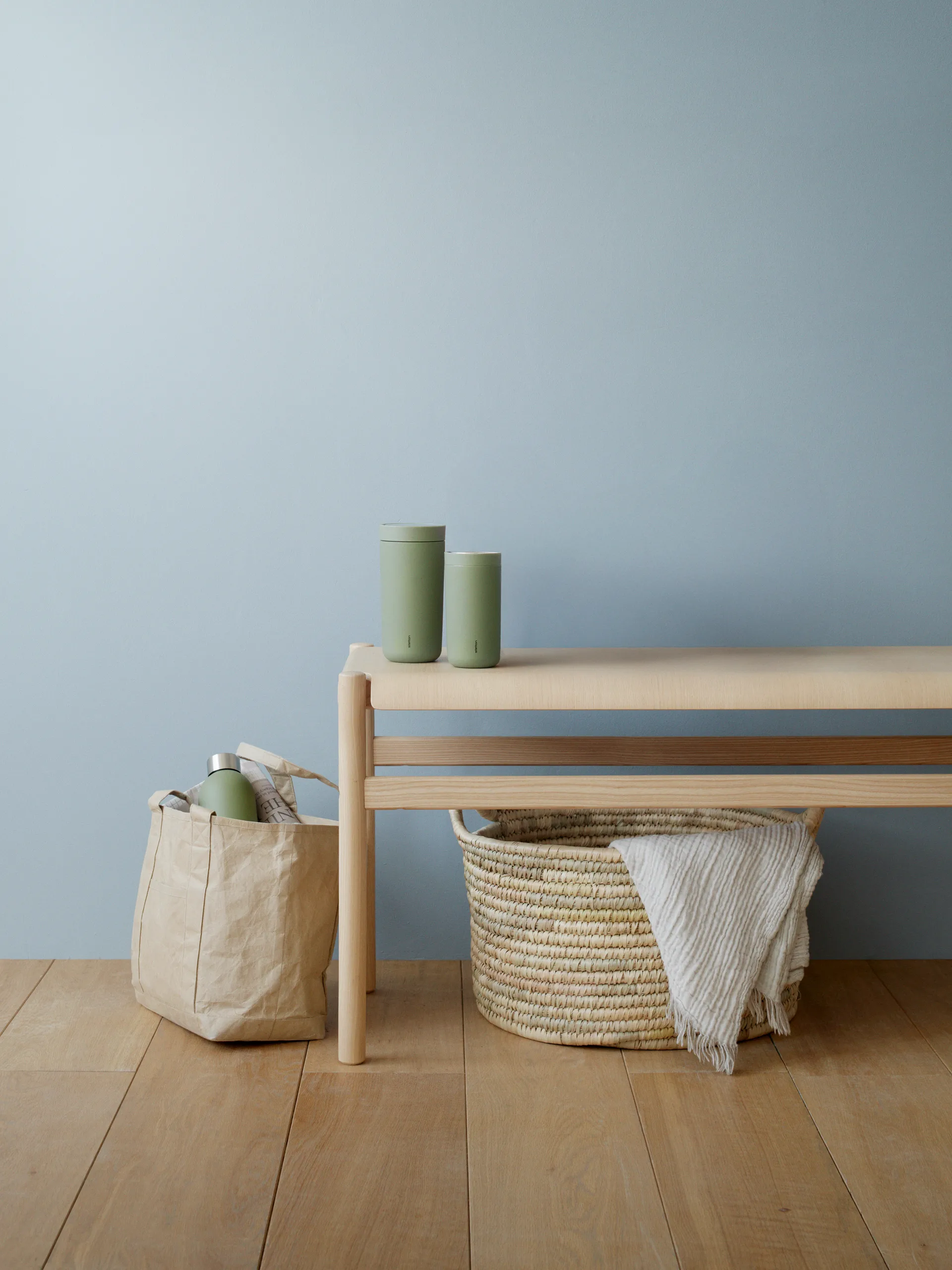 To Go Click mug 0.4 l, Soft fern green Stelton