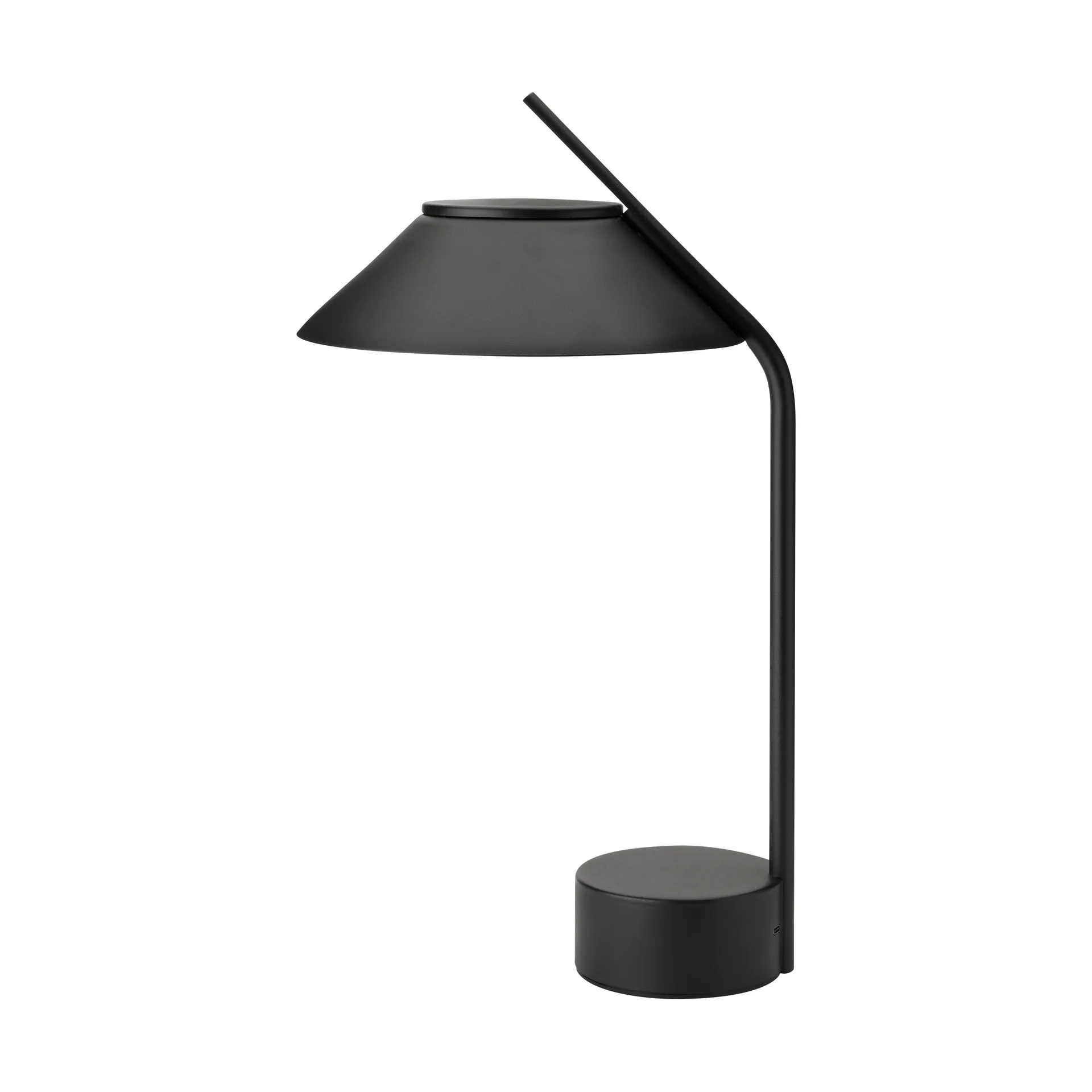 Vinkel LED portable table lamp, Black Stelton
