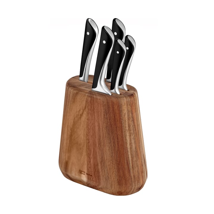 Jamie Oliver knife set with knife block, 6 pieces Tefal